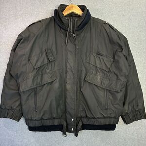 Men’s Braten Vintage Insulated Bomber Jacket Black Size Medium